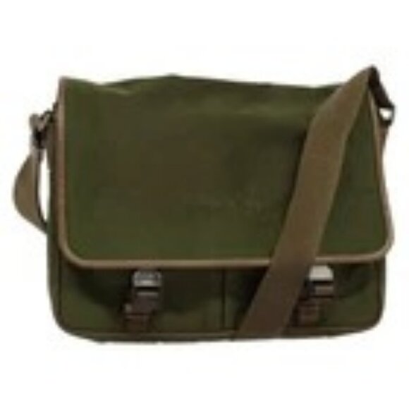 PRADA Shoulder Bag Nylon Green Silver Auth ep10172 - Picture 1 of 16